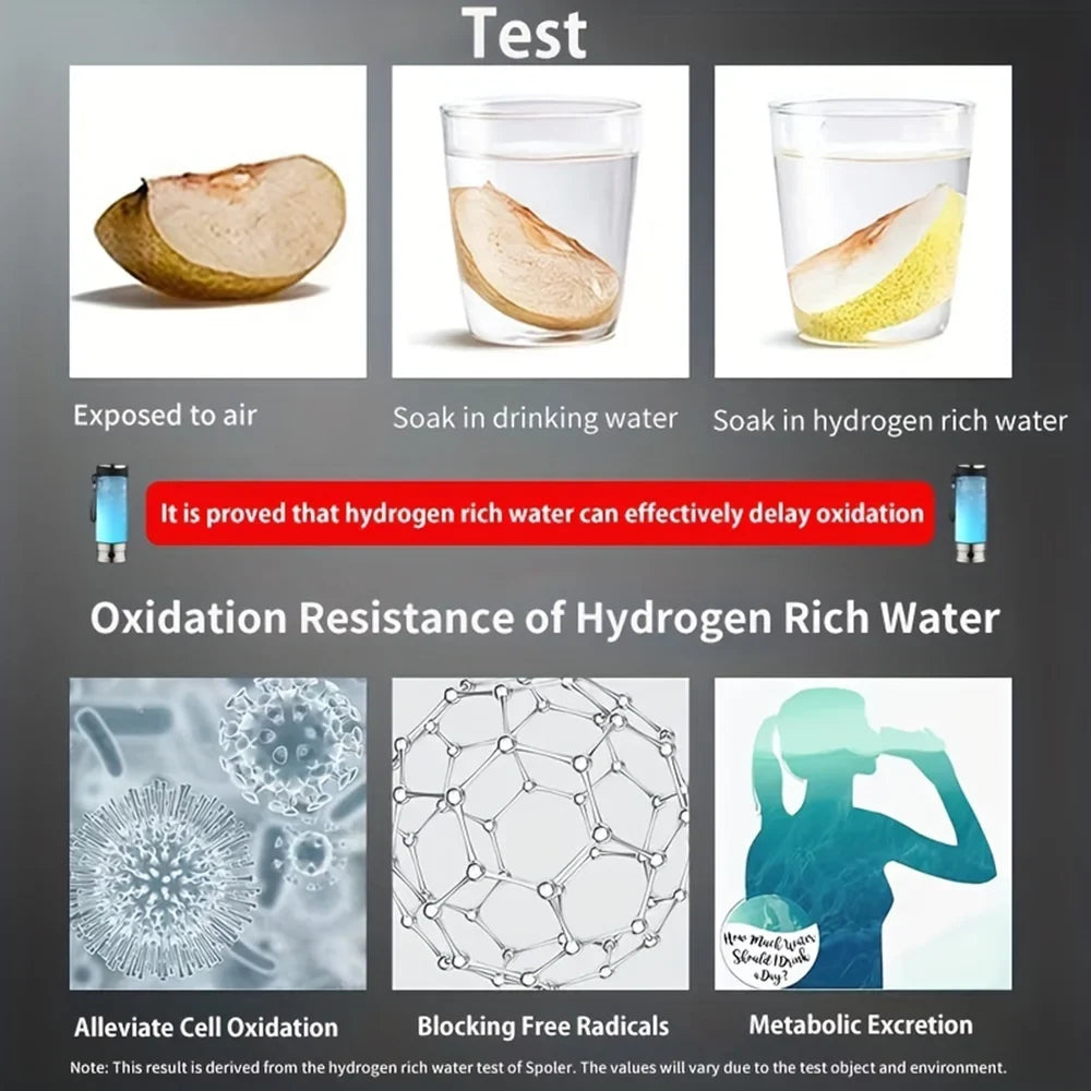 Bottle Water Filter Water for Antioxidant Hydrogen-Rich Appliance Home, Ionizer Masslatie
