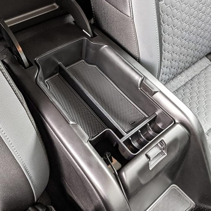 Storage 2018 2017 Accessories 2021 Center Armrest Organizer Black 2015 Console with 2020 2019 Compatible 2016 Box, EDBETOS Canyon Tray Secondary 2022 GMC Colorado Chevy Glove