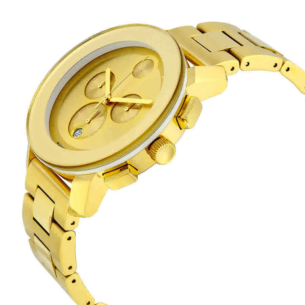 Movado Chronograph 3600048 Watch Bold Men's Large Quartz