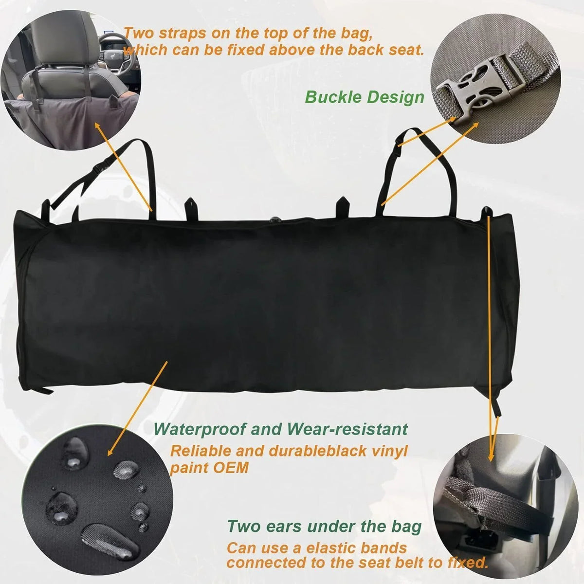 2022 Bronco 2021 Storage for Accessories Top Bag Organizer 600D Soft Window