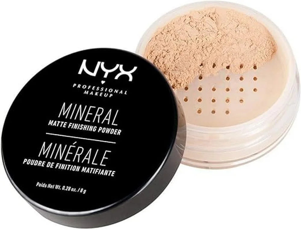 Matte Makeup - Powder Powder, Light/Medium Loose Mineral Setting Finishing Nyx Professional