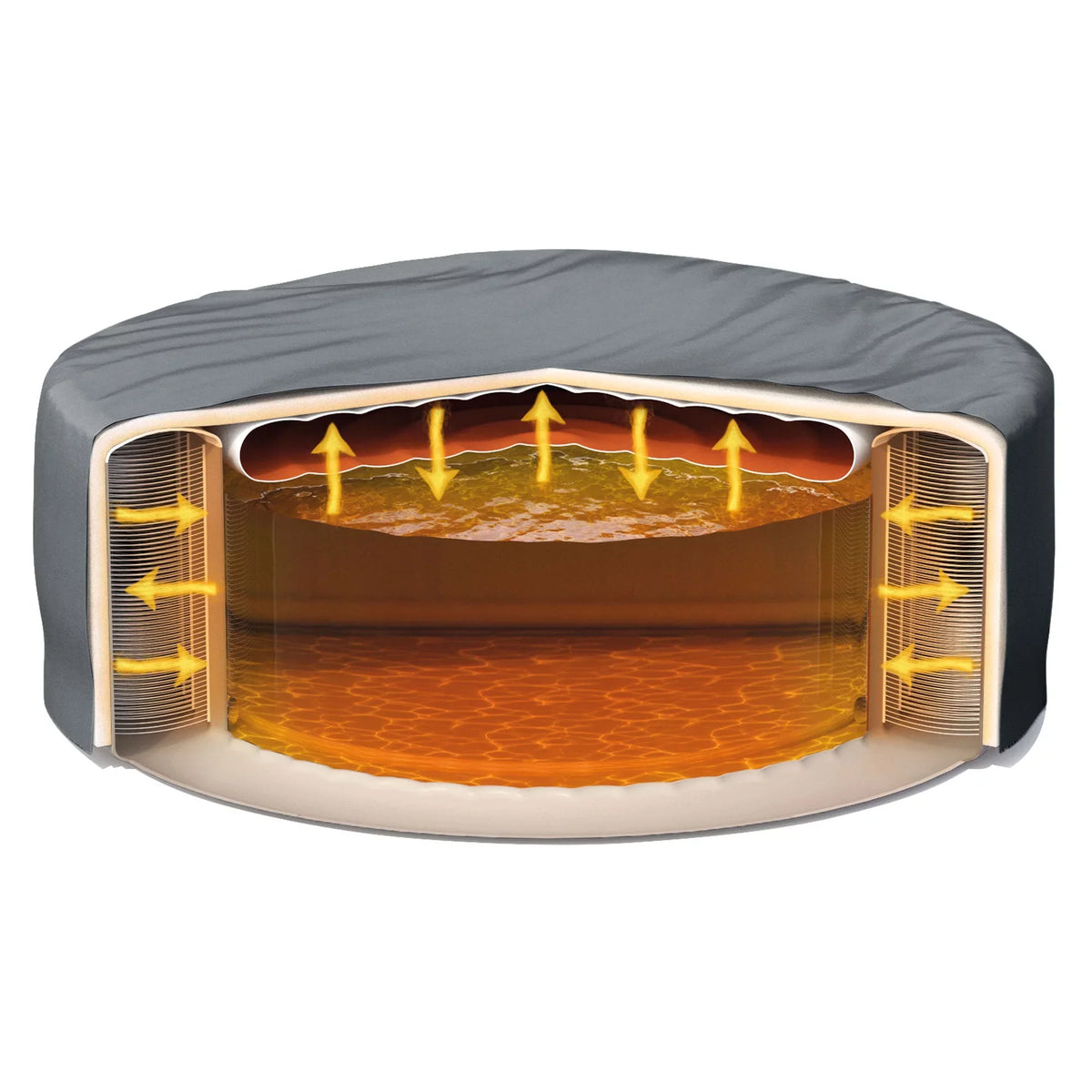 PureSpa Pack) Tray Plus Intex Hot (4 Accessories Intex + Inflatable Tub