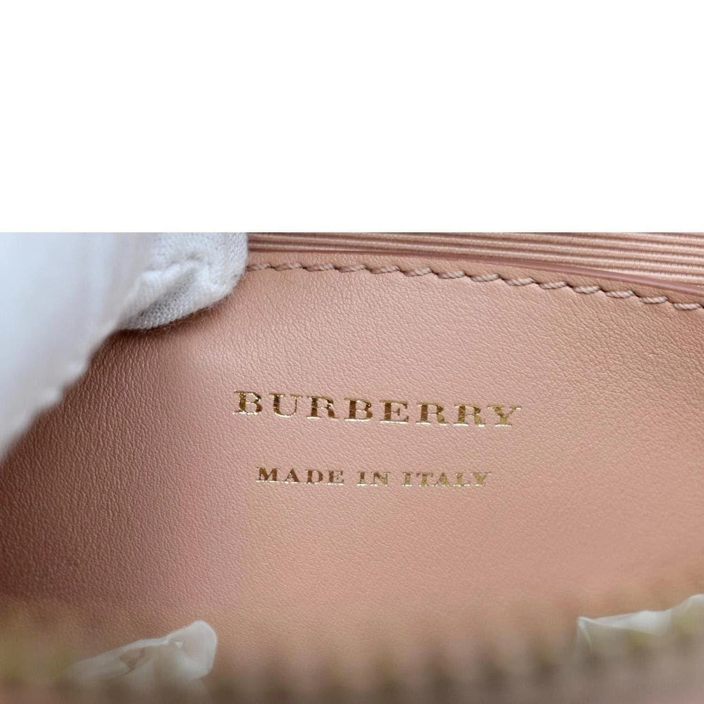 Camera Pre-owned Link Knight Bag BURBERRY Crossbody Pink Light 1983 Check
