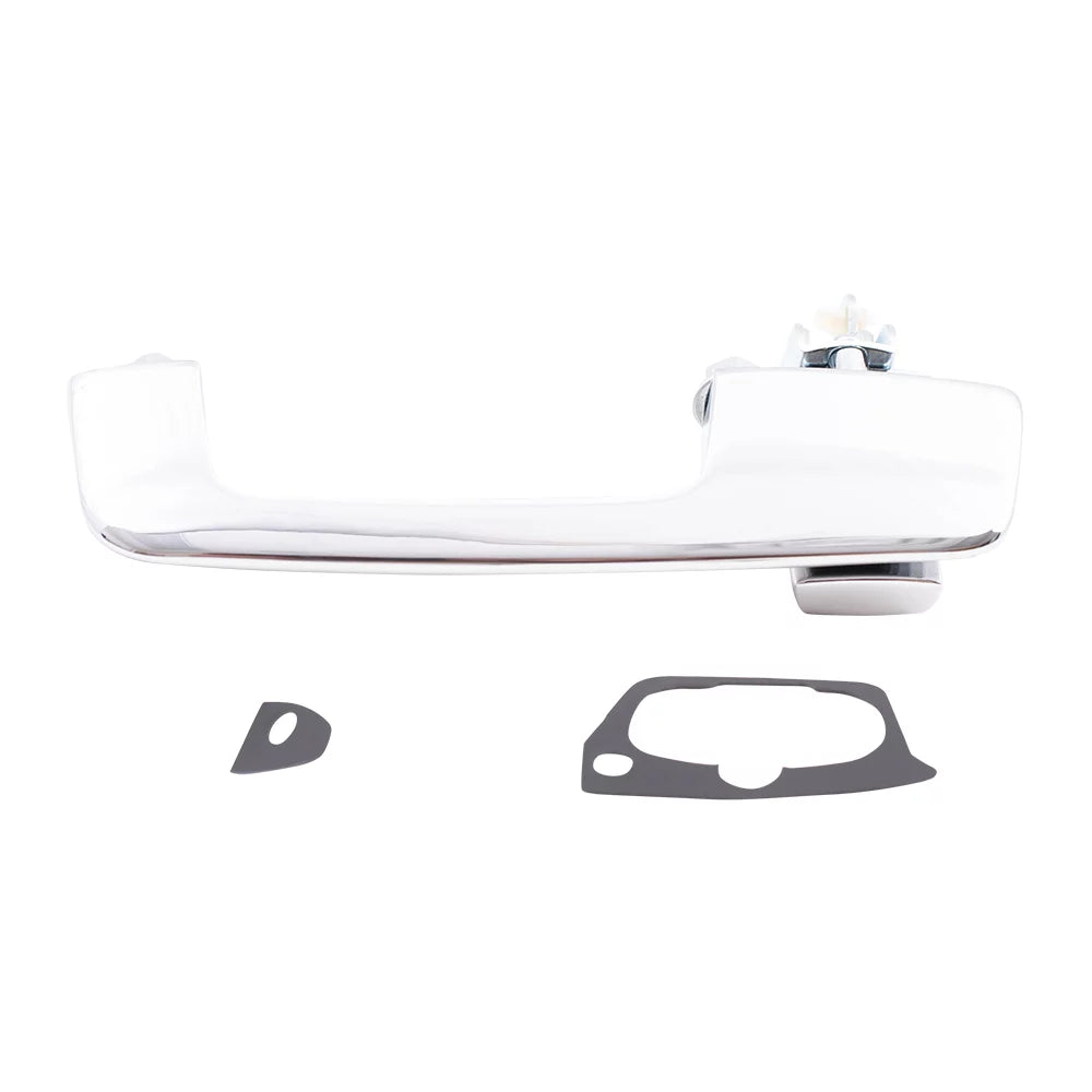 Drivers Rear with compatible Door 55075649 Replacement Outside Brock Van Handle Pickup Front Exterior Chrome Truck SUV