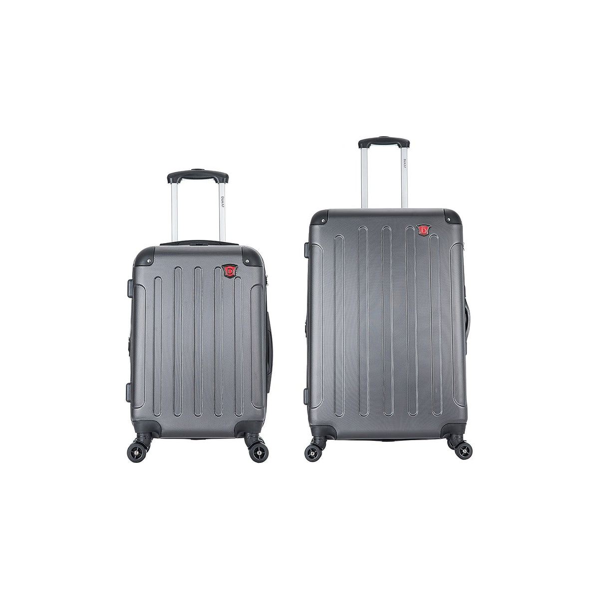 DUKAP Plastic Set Intely Gray Luggage 2-Piece (DKINT0SM-GRE)
