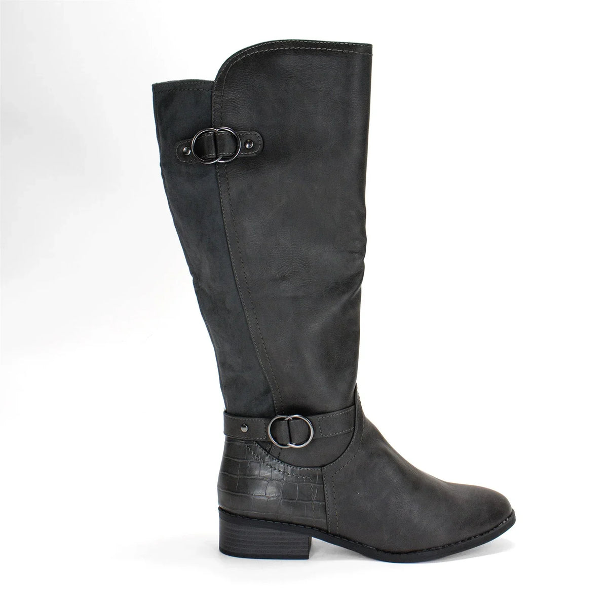 Extra Women's Boot, Karen Scott Leandraa Calf Riding US M Wide Grey,8