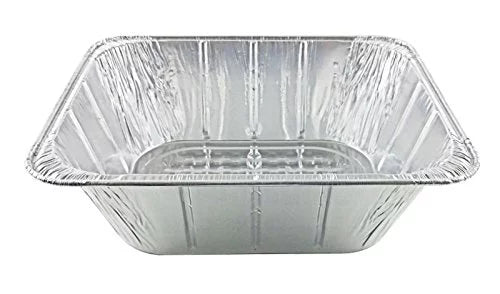 Pan Steam TruFit Half-Size Aluminum of 100) Table Extra-Deep (Pack Foil Comb w/Lid Handi-Foil