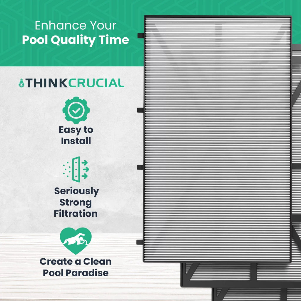 Replacement Ultra Filters Filter with M400, 90, Fine - CC M4, M200, Plus, 9991432-R4 Z5 Oasis Maytronics Panels M500, Dolphin, Wave Crucial Wave Part# Models, Compatible Large 65, Nautilus Think M5,