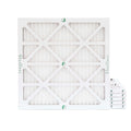 Air Size: Actual Glasfloss. MERV x 24x24x1 23-3/8 Pleated x Filters by 7/8 10 of 6 Pack 23-3/8