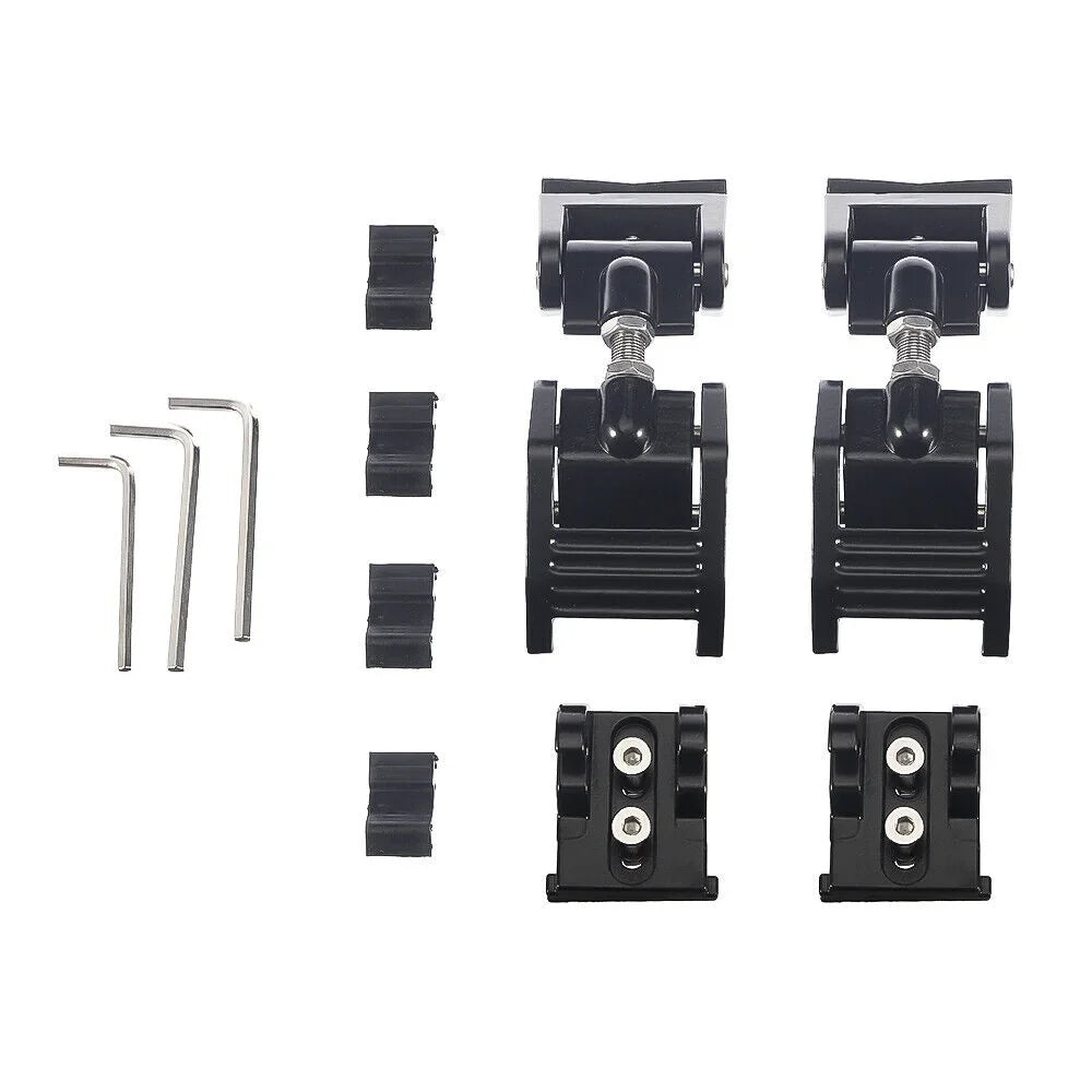 Latch Your JK 07-18 Catch - Secure JahyElec Durable Hood Lock Off-Road Adventures Jeep Black for Wrangler