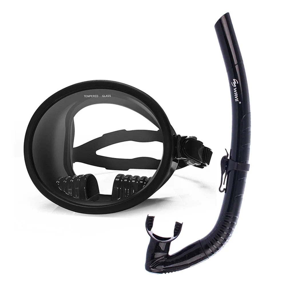 Goggles,Panoramic Wide Snorkel Snorkel Panoramic And Wide View With Set Snorkel WithWithAnd View SnorkelSnorkel Panoramic 180° 180° WAVE View Wide Wide View View Diving 180°