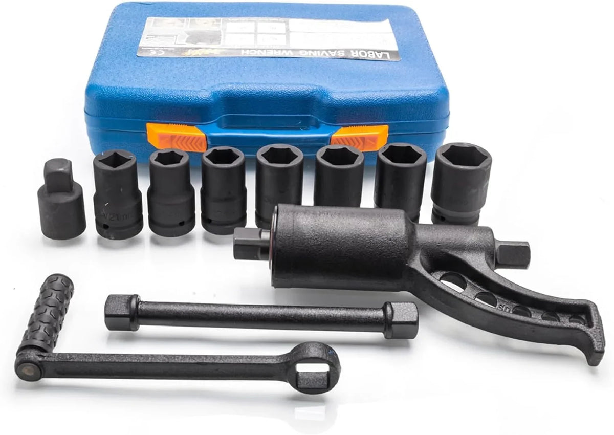 NM with Duty Black Saving 1:58 Tool Heavy Case Labor Set Lugnut Lug torque Socket Remover 8pcs 4800 Nut Set Multiplier Torque