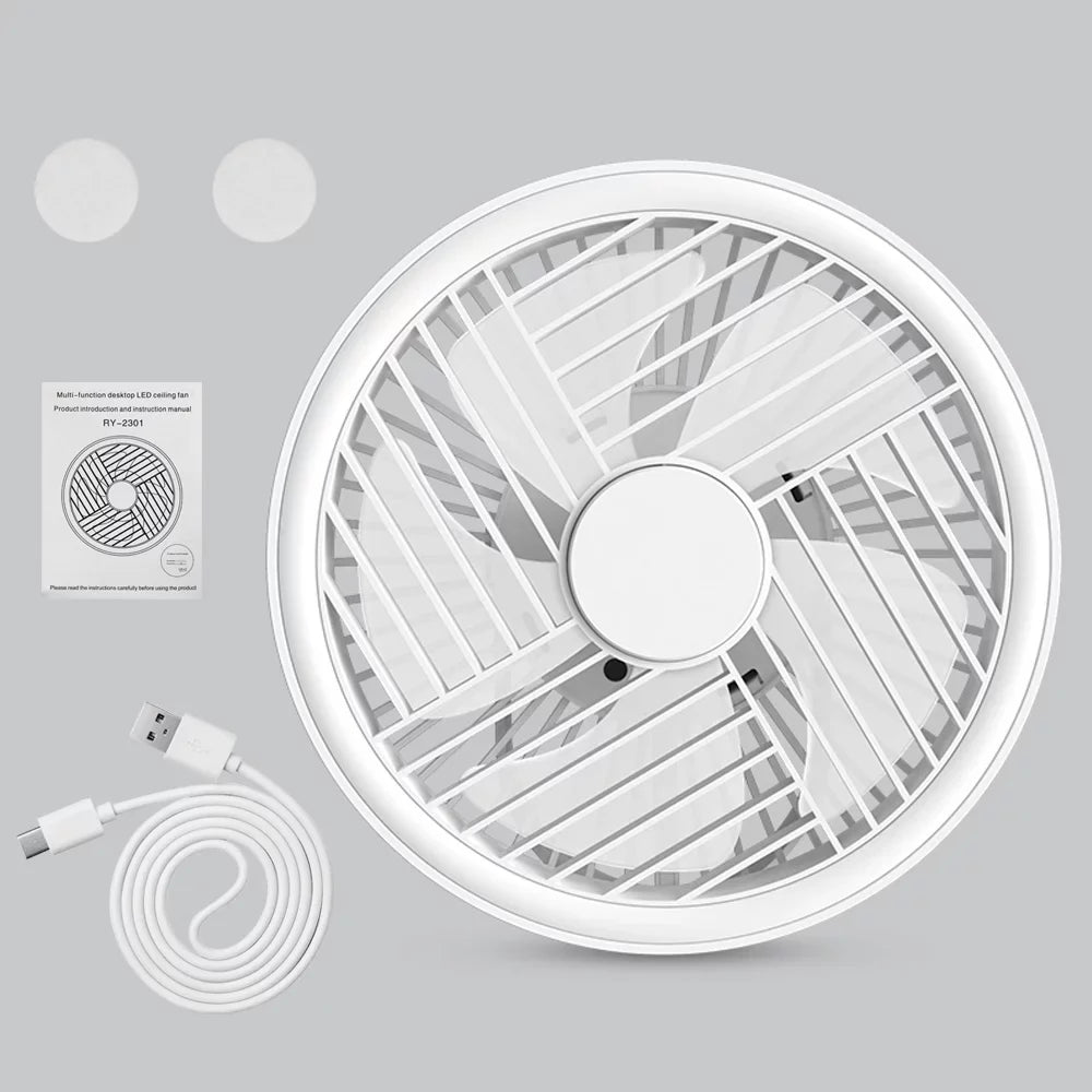 Mute Supply and JLLOM Bottom Hanging Long-distance Smooth Fan for Noise, Walls Surfaces, Air Versatile Light Glass
