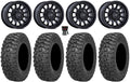 Rapid 2.0 Saw 32" Kawasaki Tires Rhino Mule Bk 15" FXT Pro Black Trail Wheels