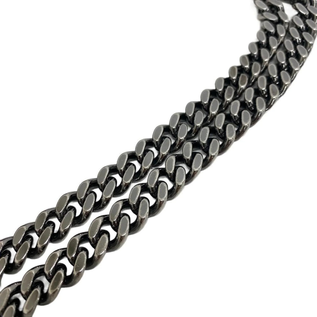 Z0005974 Pre-Owned Bubble Mark Handbag Women's Coco Chain Shoulder Black Quilt (Fair)