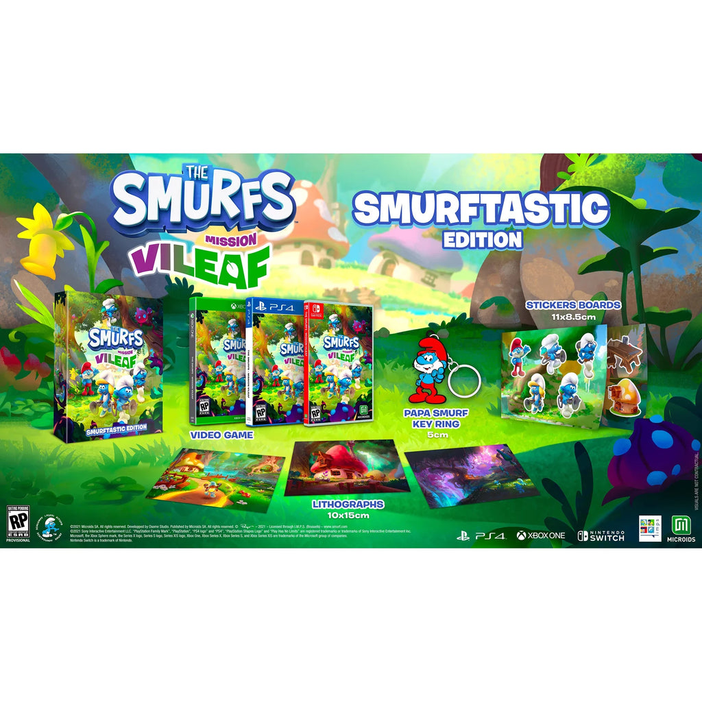 Smurfs: Vileaf-Smurftastic Xbox Maximum The One, Mission Games, [Physical] Edition,