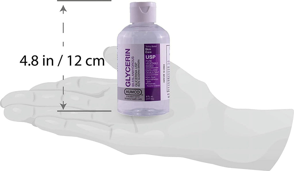 99.5% Humco Glycerin of Skin Protectant Each, 6oz Pack USP 4