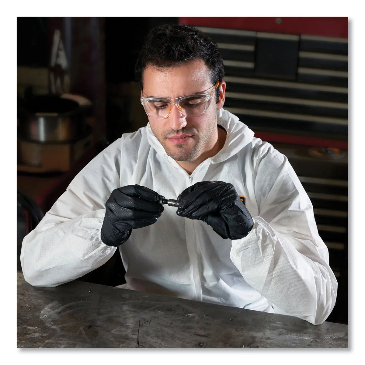 Coveralls, Elastic 24/carton White, Protection Back, Kleenguard™ Medium, Breathable Particle A20 Hood,
