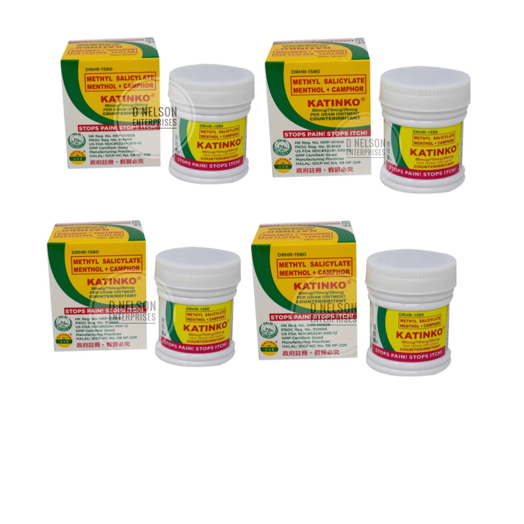 & 30g Jars Katinko Itch Expert, Pain Ointment, 4