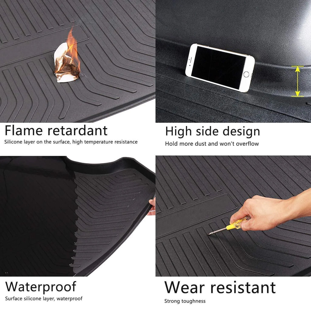 Carpet Rear 2006-2012 RAV4 for Liner to Install Easy Trunk Mat Car Cargo