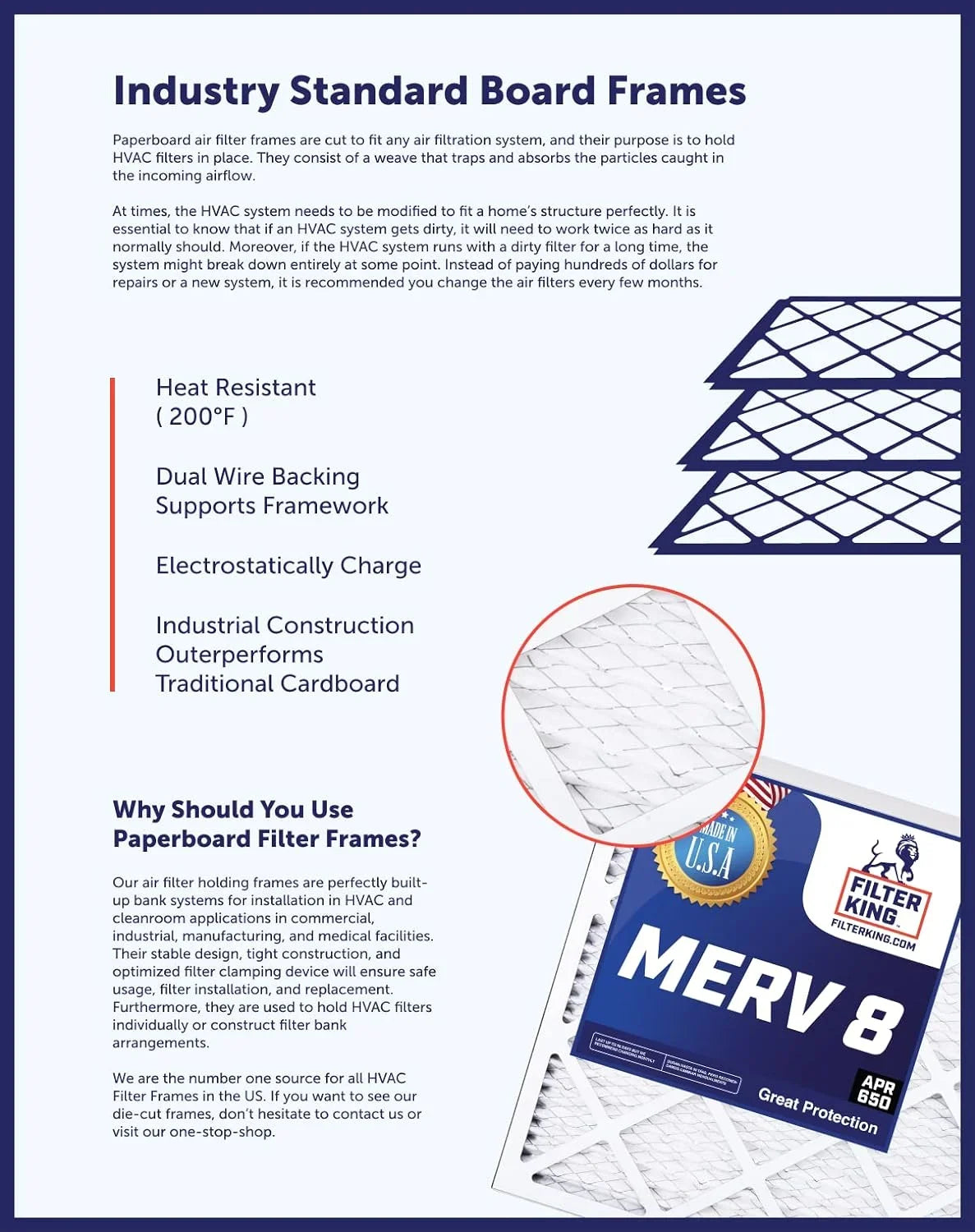 USA A/C Size: Furnace Air | MERV x MADE Filter 38x66.5x1 4-PACK Pleated 38 x HVAC King .75" | Actual | IN 66.5 8 Filter Filters |