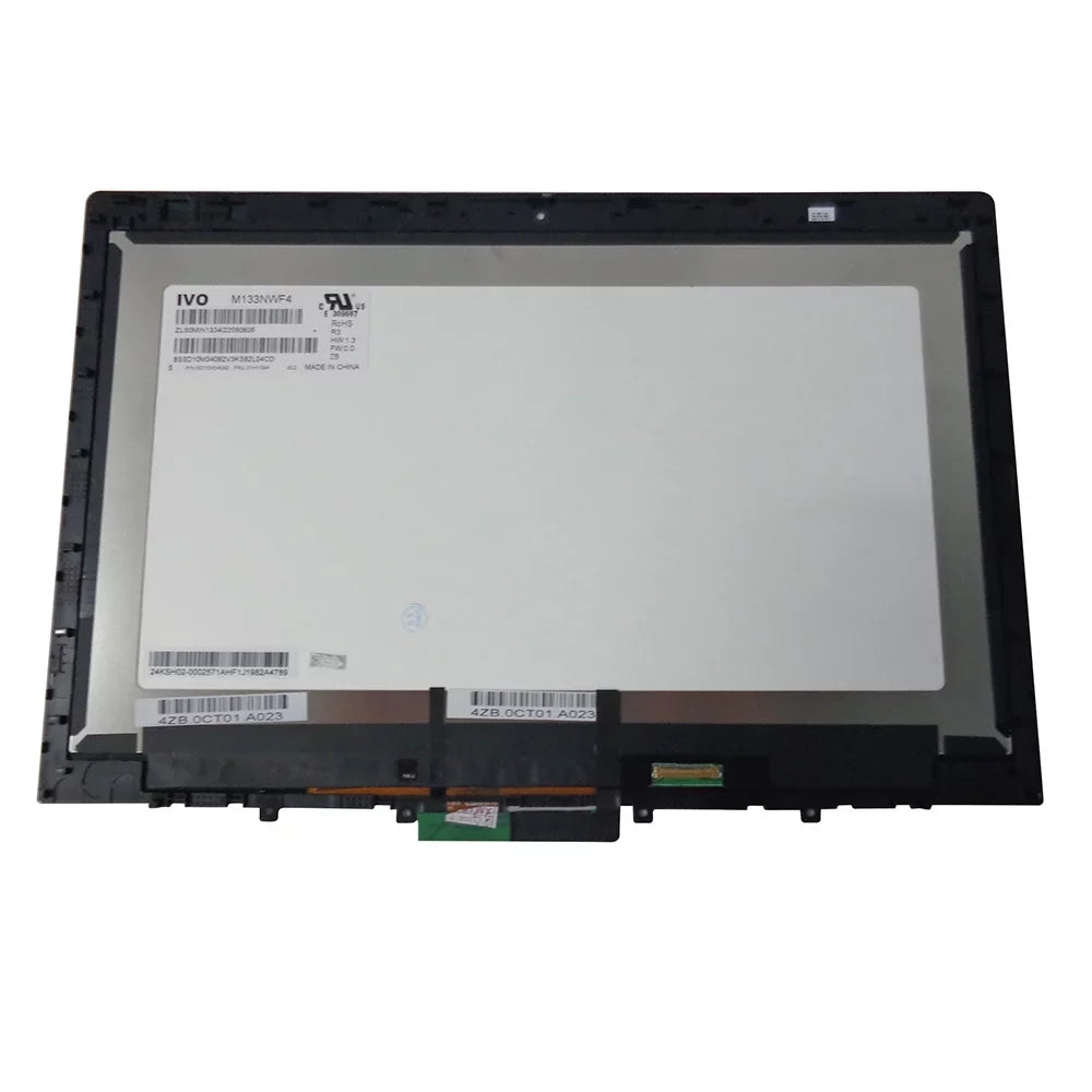 02HM128 5M11A17650 w/ For 02DA313 Screen Pin L390 Touch Lenovo Yoga FHD Bezel L380 5M10W03055 13.3" 30 02DL916 02DA316 02DM432 02DL967 02DA314 Lcd ThinkPad