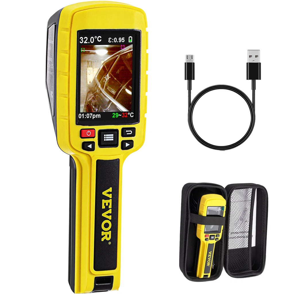 Camera, IR (3600 2.8" Electrical Thermal Screen, System SD Battery, Built-in VEVOR HVAC, Automatic Card Color for Li-ion and 60x60 Resolution Detect Infrared with Camera Display Imaging Pixels)