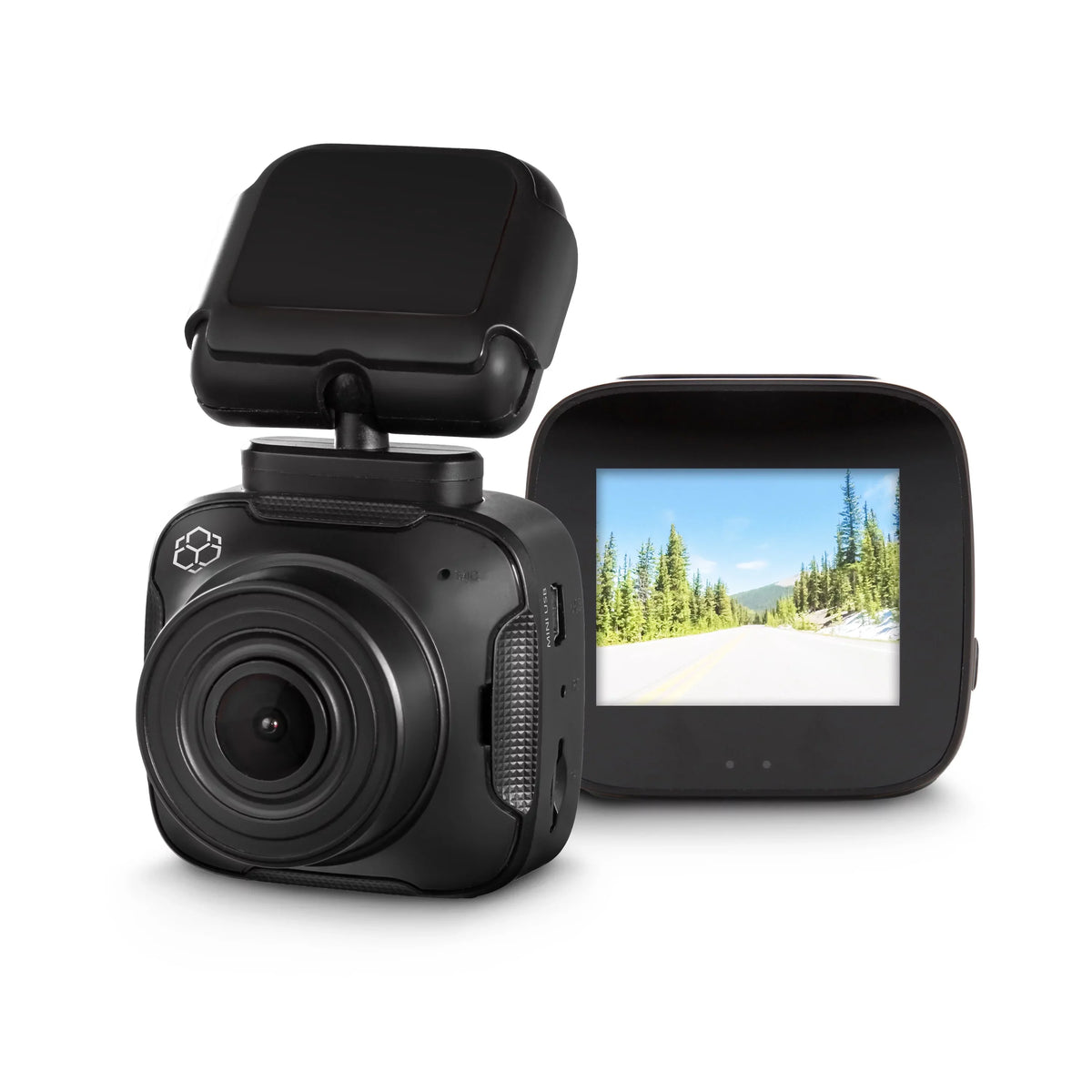 Recording Record 2.4" App, YADA Technology Angle Park Lense, with Wide with Mode, LCD 140 1080p and Screen, Loop G-Sensor Roadcam Degree