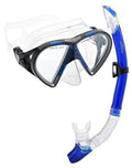 Combo, Blue Aquatics Mask Snorkel Phantom Cancun