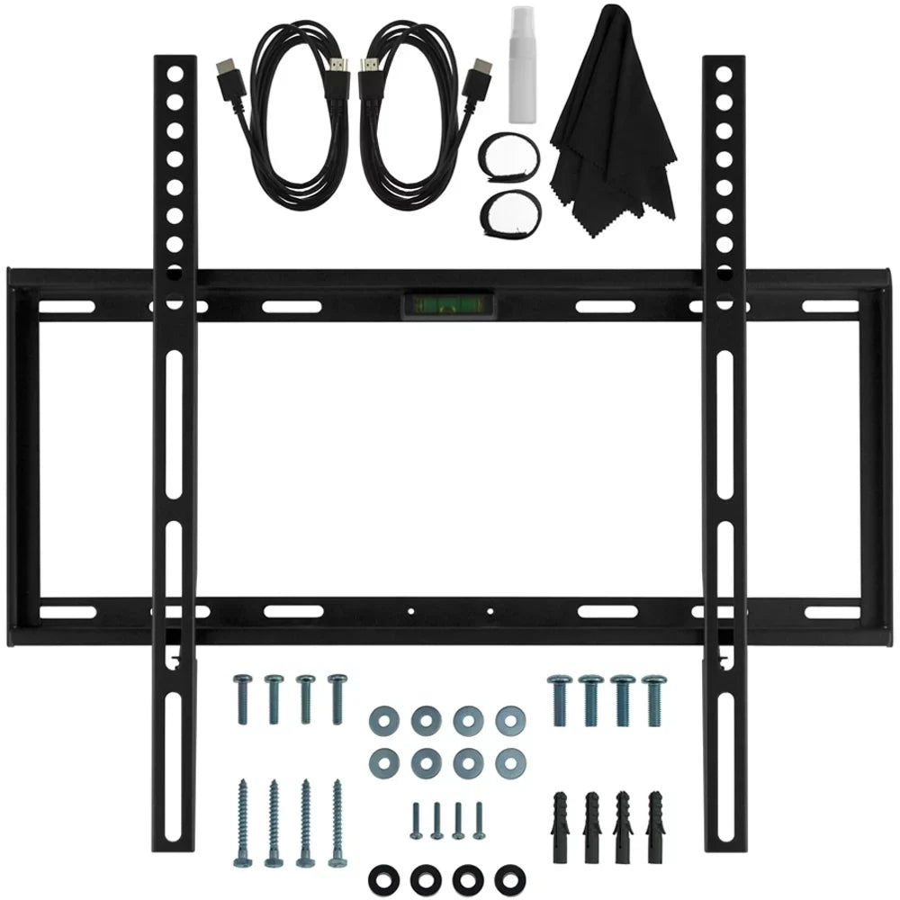 Kit, Smart 24" LG Slim Class Flat TV,23.6" Wall HD Screen Cleaner Universal Mount 24LM520S-WU