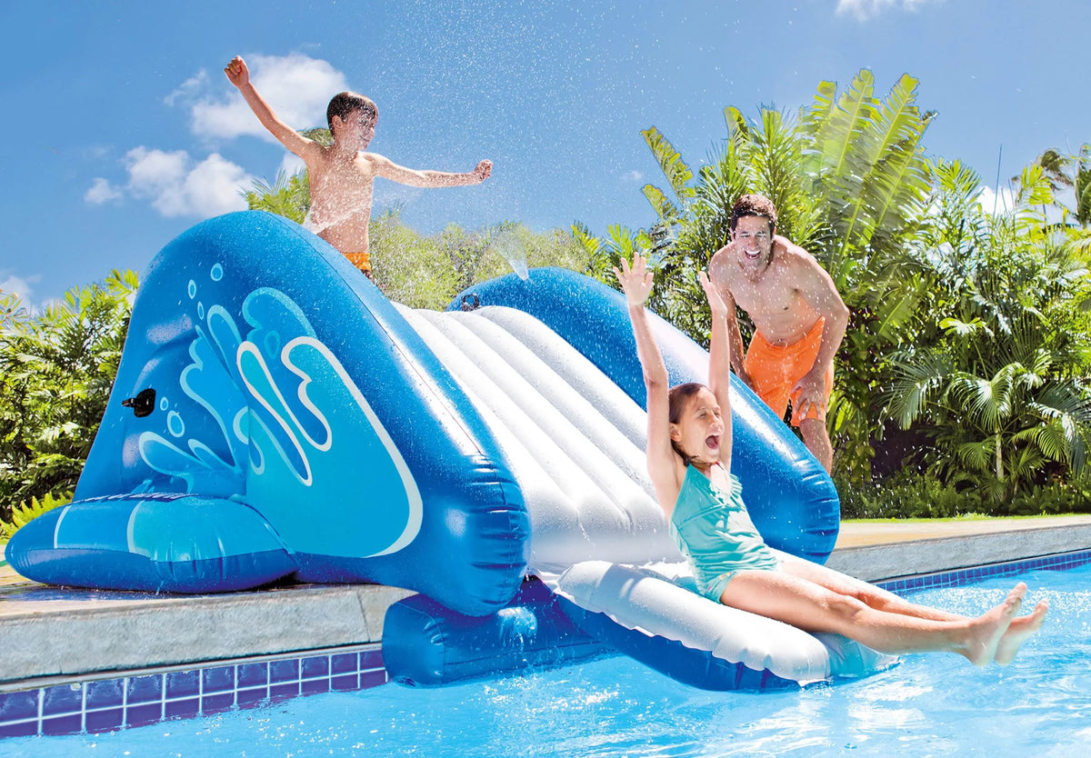 Play Inflatable Box) Water Intex Slide Splash Center Kool (2 | (Open Pack)