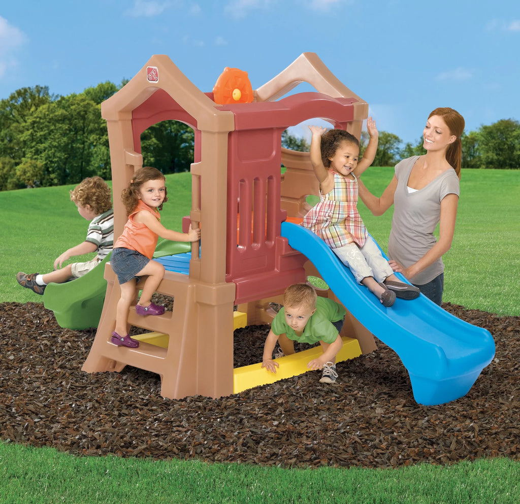Play Up Double Toddlers Step2 Climber, Slide