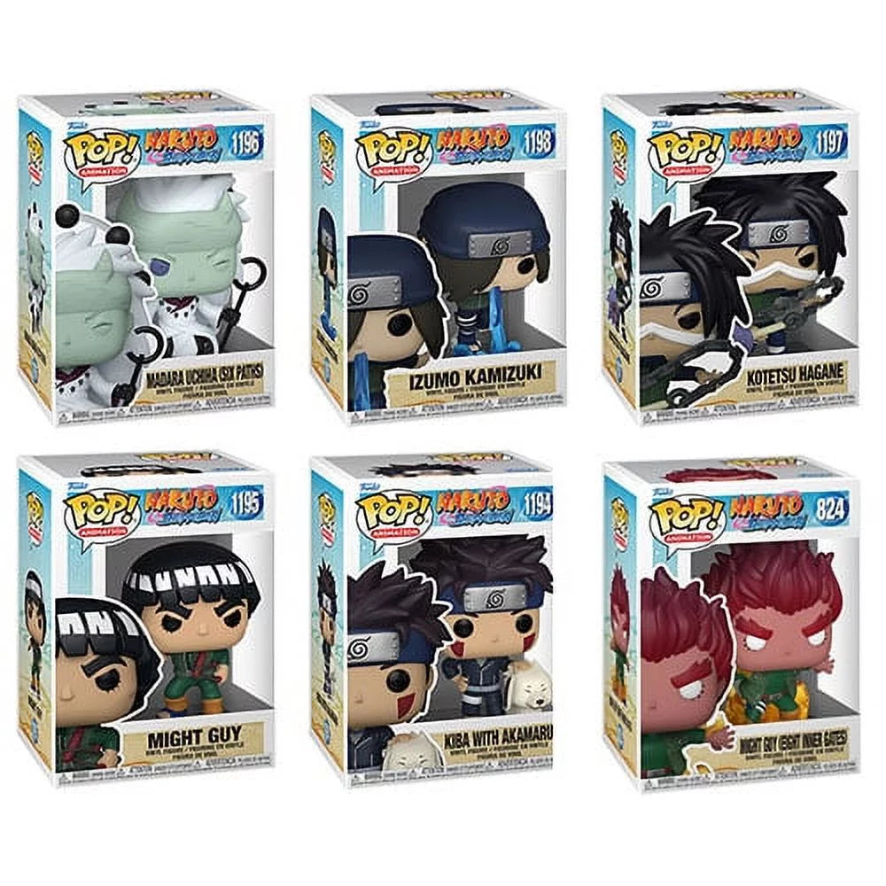 (Izumo, Funko 6 Kotetsu OF Madara, Vinyl Figures S5 - - Naruto SET POP! Animation +2) Kiba,