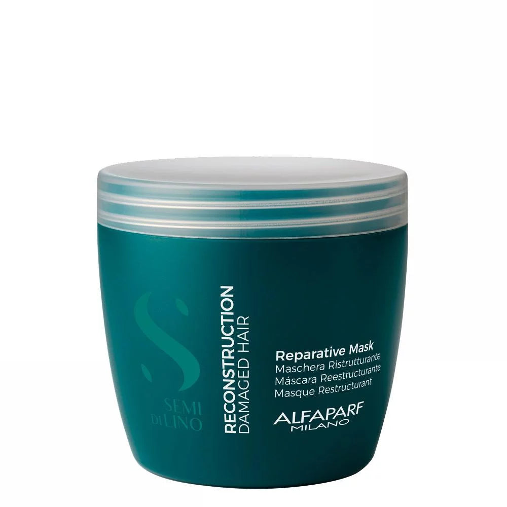 Alfaparf Semi Complete Shampoo Damaged Mask Di Hair Reconstruction Kit Hydration Lino Reparative