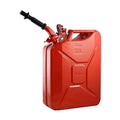 Red NATO Fuel Spout JC0020RVS 20 Liter and Authentic Wavian Can System, USA Jerry