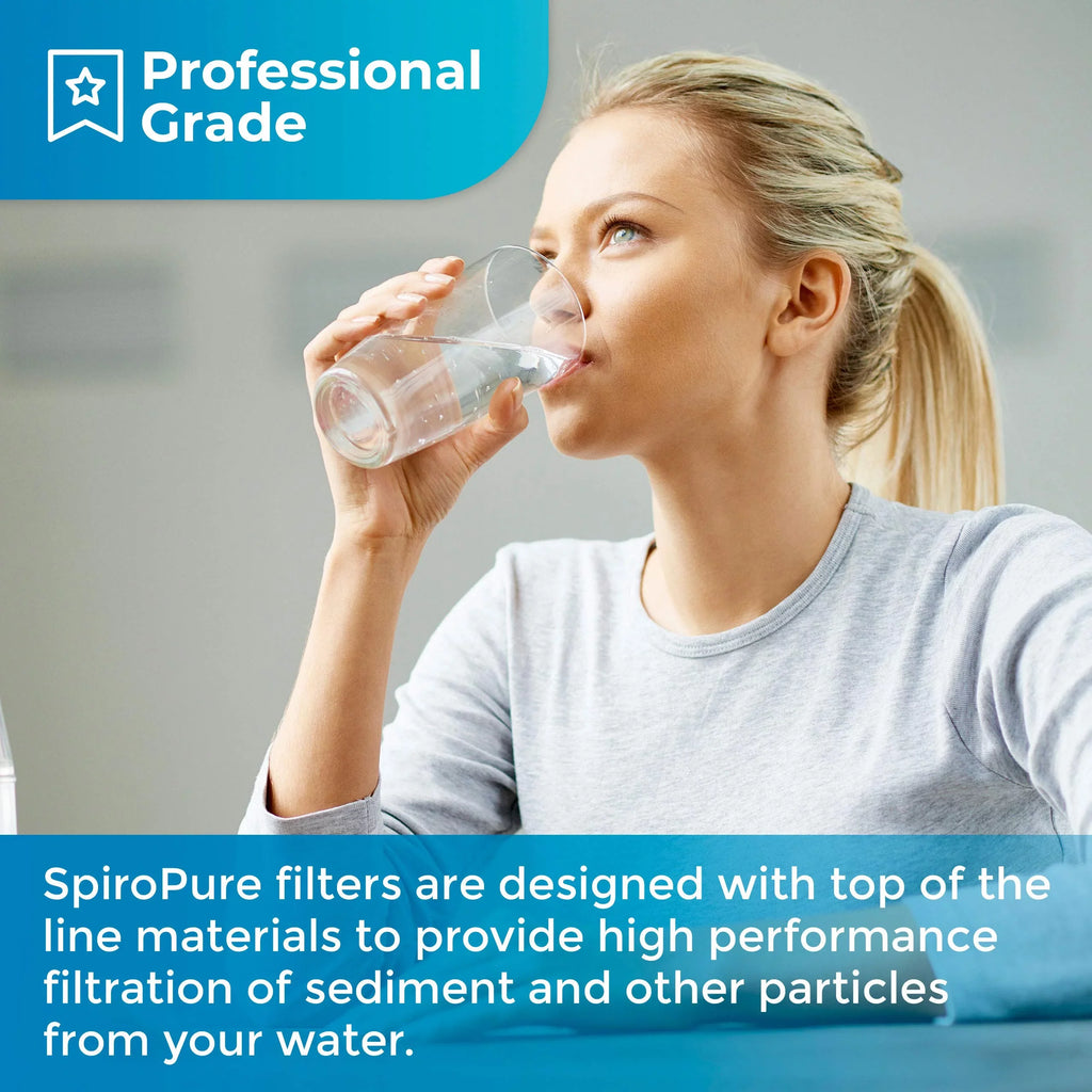 20x2.5 Micron Water String-Wound SpiroPure 20) Cartridge SP-CW50-20 50 SWC-25-2050 Filter Sediment of Polypropylene (Case