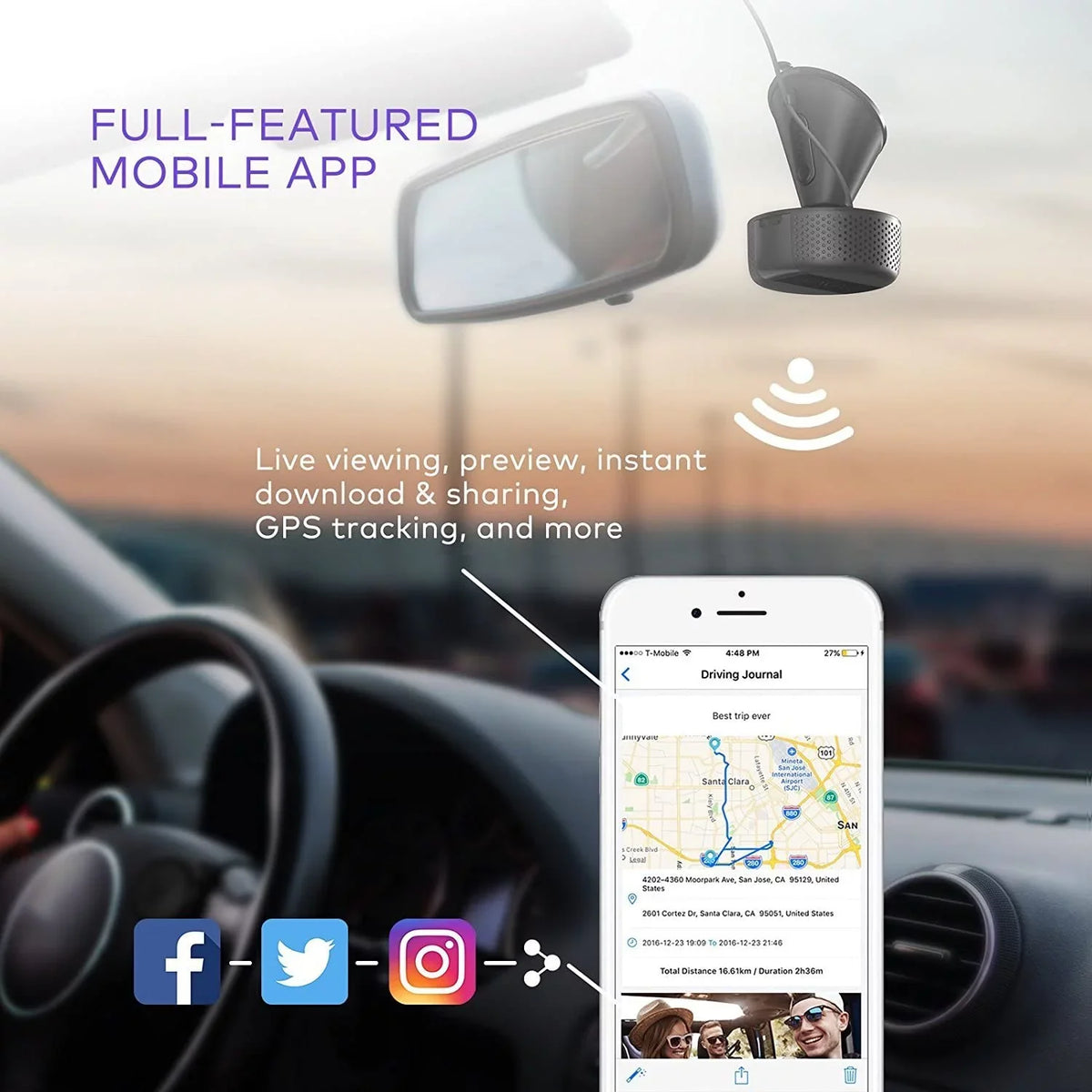 Parking | | Support VAVA Dashboard | Sensor Camera Cam GPS Max 128GB Wi-Fi Car Camera Vision | Recorder Mode | Dash 1920X1080P@60Fps | Dash Night with | G-Sensor