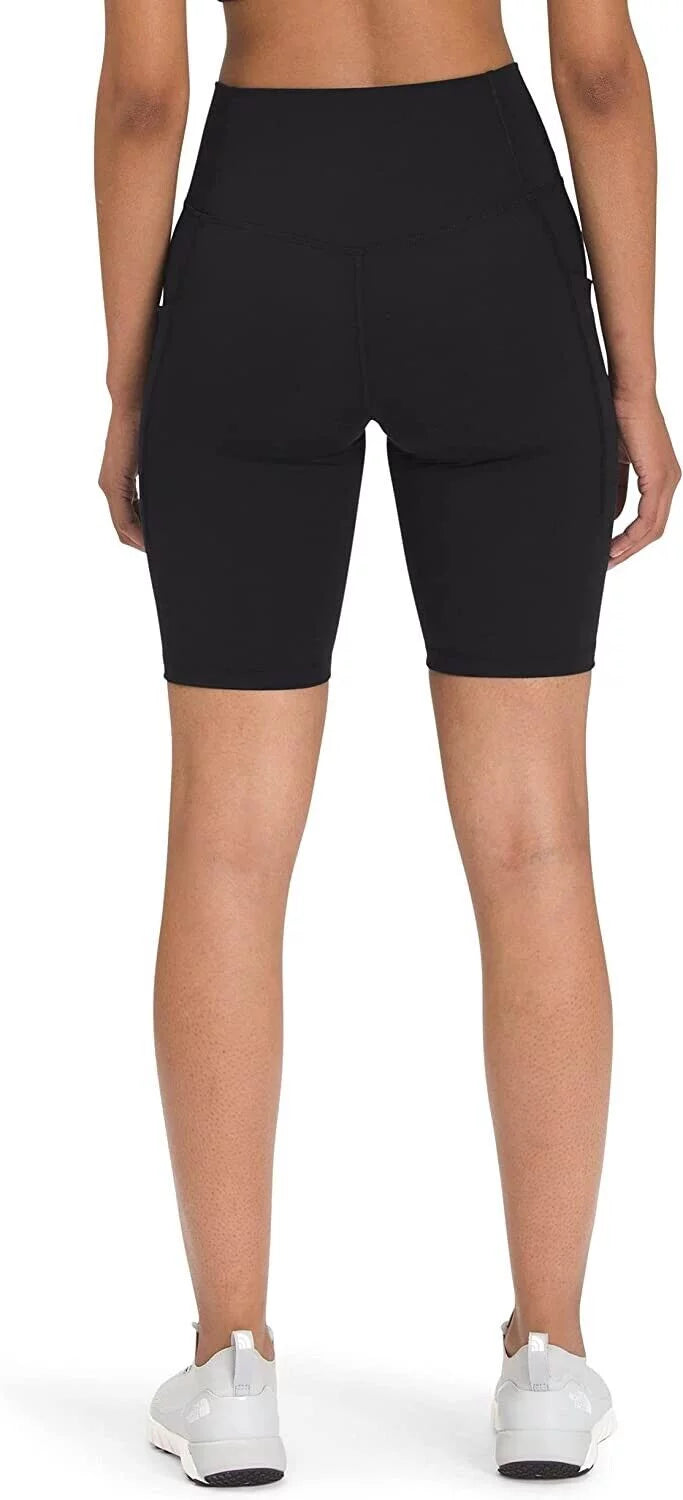 $55 9" Short M MSRP THE Size Black Womens NORTH Motivation High-Rise Pocket FACE