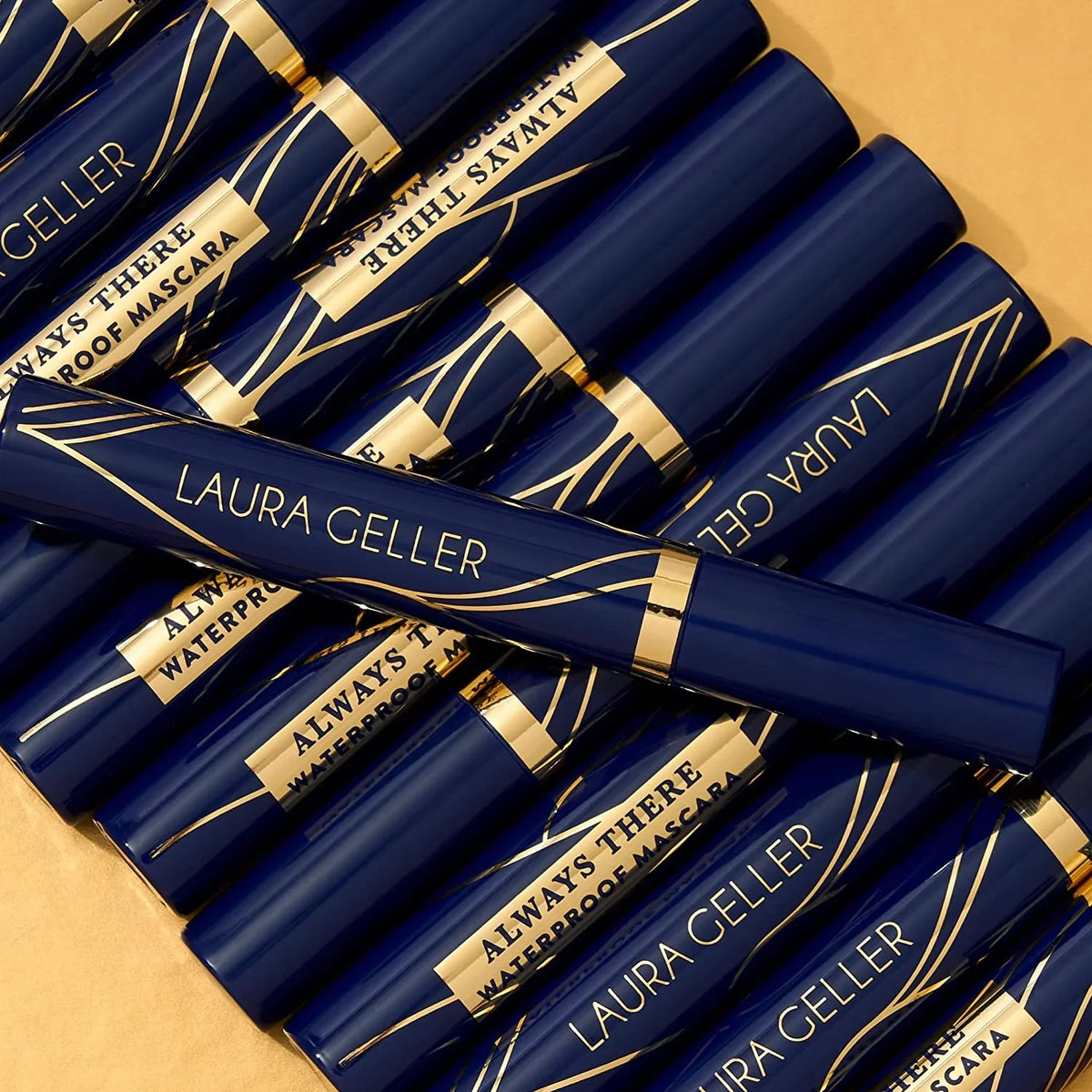 Black Always in LAURA Waterproof Duo Mascara NEW Lengthening There GELLER YORK