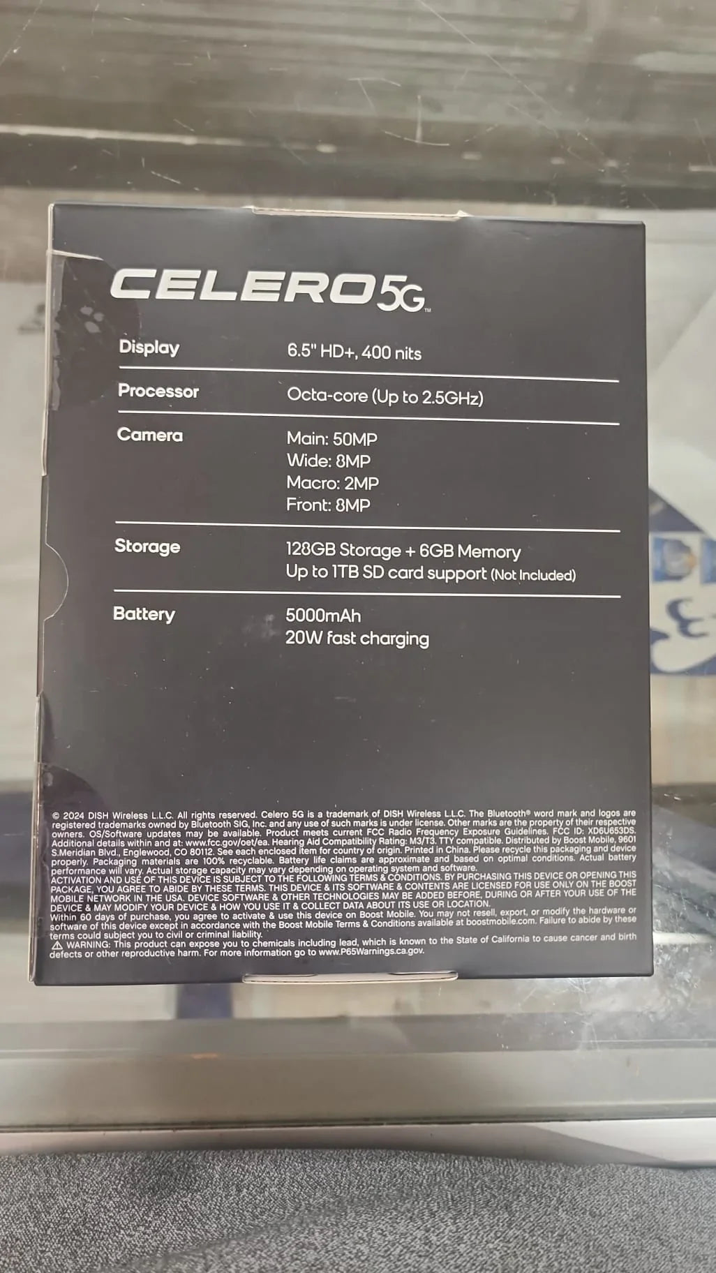 128GB SIM) Celero Gray Plus 5G $60 Mobile) (Single Plan 2024 - - Moonglow (Boost