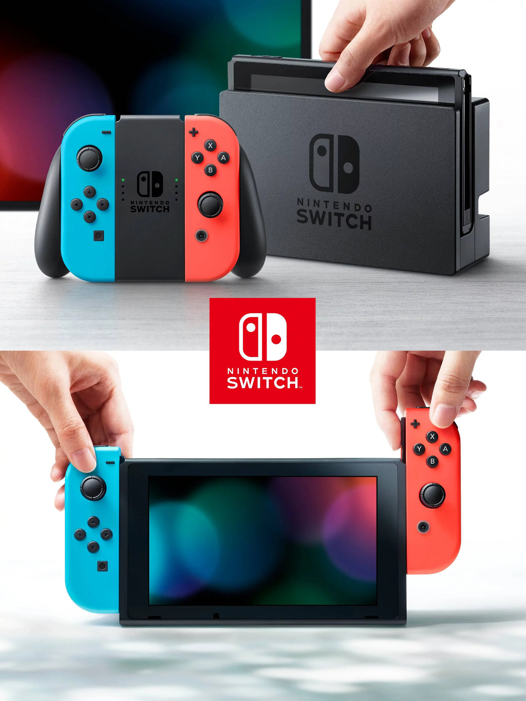 GAME CONSOLE NINTENDO HADSKABAA 32GB HANDHELD NEON SWITCH