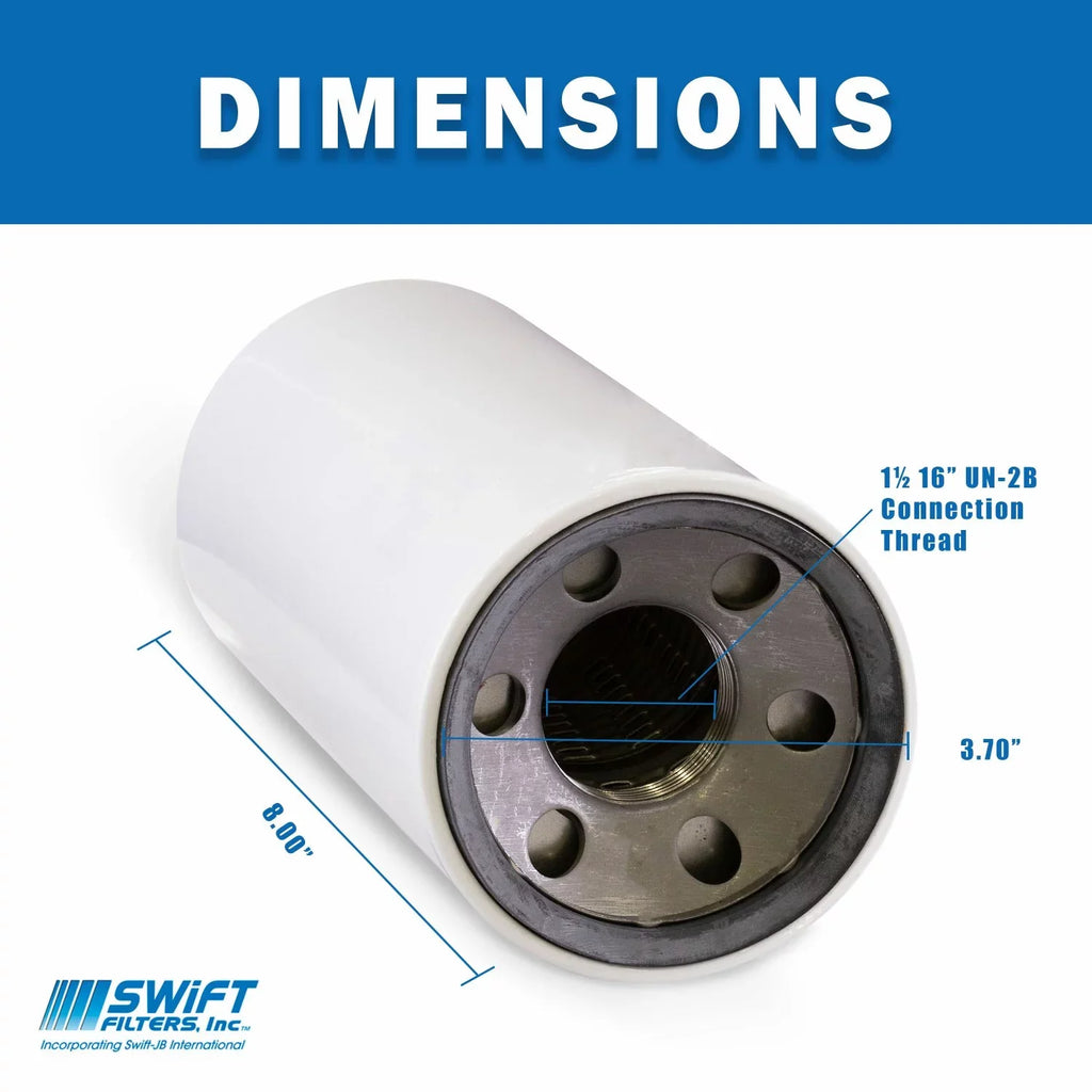 HF6613in-On Filter 12 Direct Interchange Element Micron FLEETGUARD Construction Microglass for
