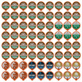 for Coffee, Fresh K-Cup Roasted Pod Count Keurig Organic Brewers 72 Coffee Sampler,