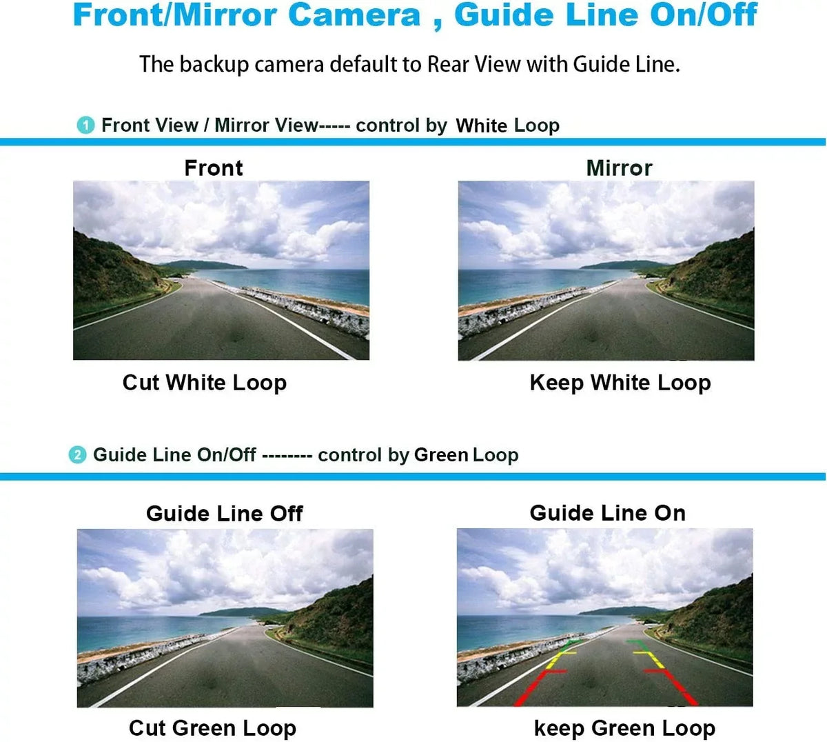 License Plate Black Waterproof Camera DMX125BT for Rearview Kenwood Backup DMX-125BT