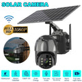 Audio, 2-Way PTZ Surveillance Human Wireless Waterproof, Camera, Security 1080P CCTV IP66 Detection, WIFI Outdoor Detection PIR AI Solar Motion HD DFITO Camera Camera Security