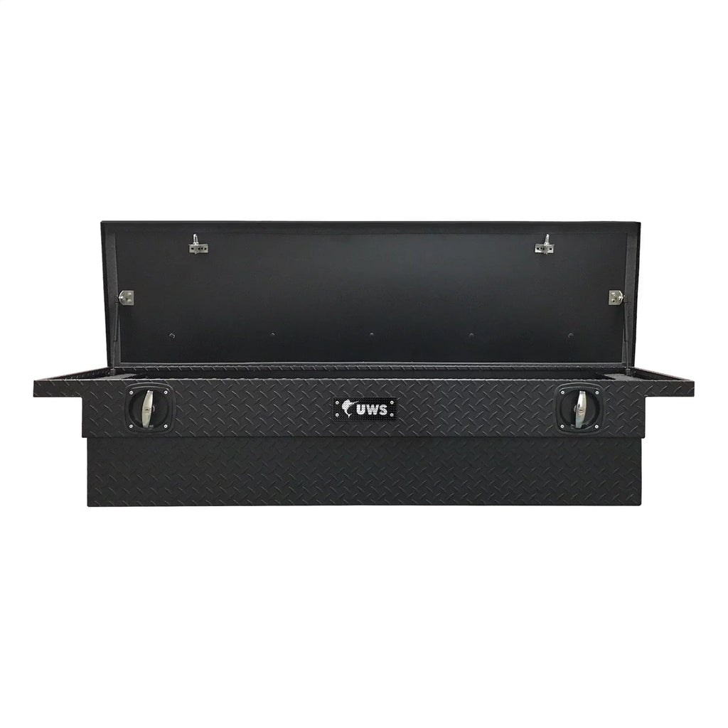 TOOLBOX MATTE Welding SECURE BLACK RAIL SL-72-LP-MB-R UWS/United WITH LOCK Services UWSSL-72-LP-MB-R LOW PRO 72IN