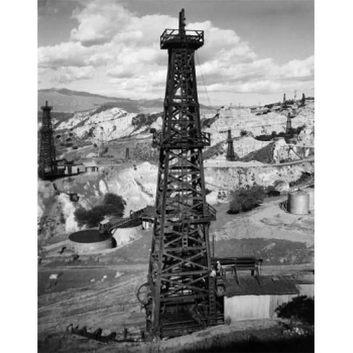 in An x Drilling - 24 Oil Refinery Rig Oil Poster Print 18