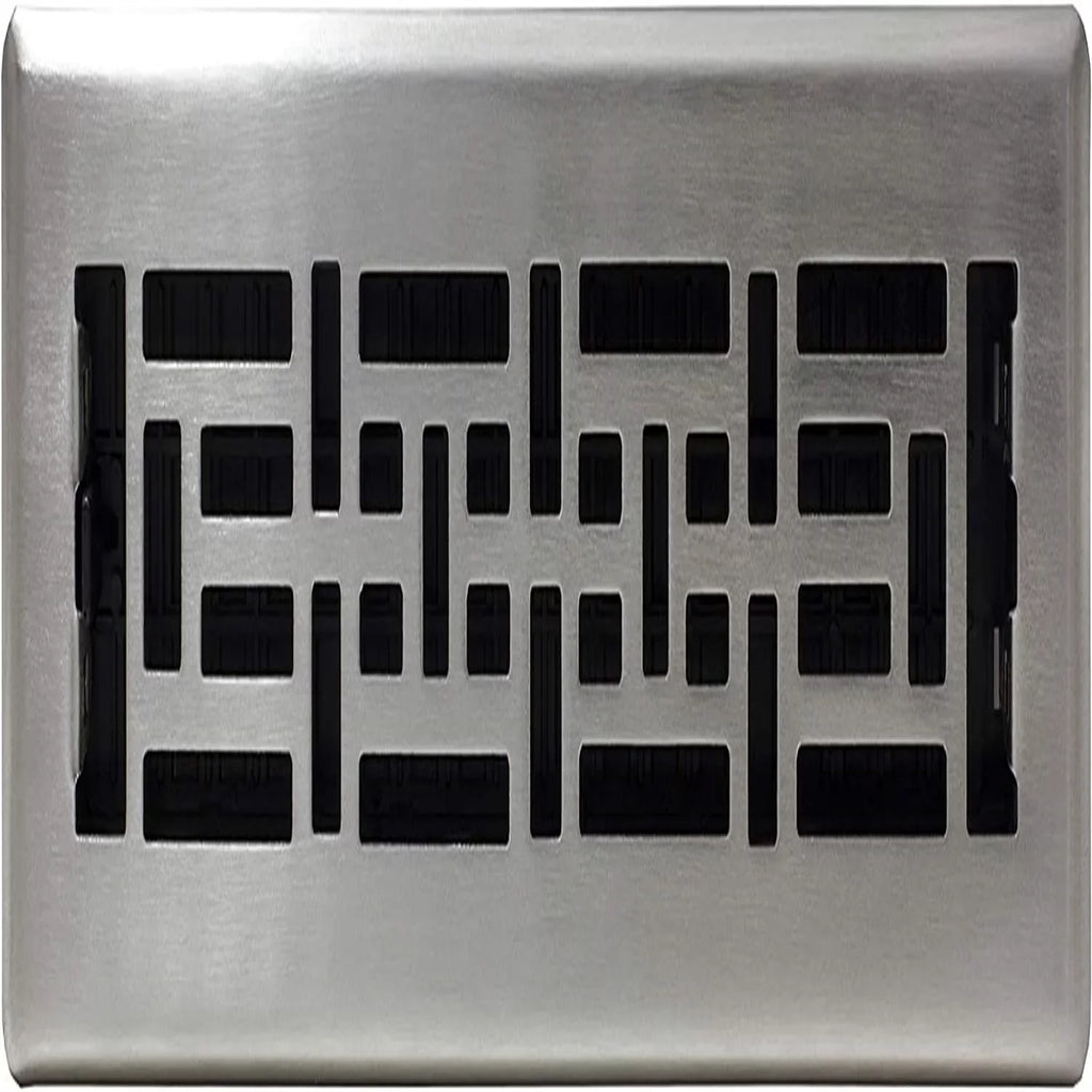 Oriental Nickel Brushed Floor Register,