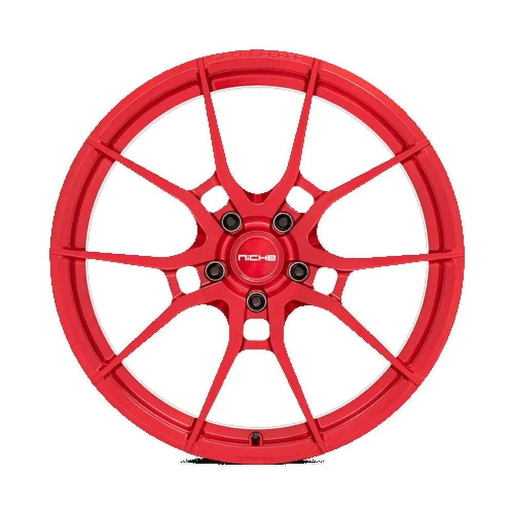 T113200013+25 Rim M113 Forged Niche Mono Monoblock 25MM, 20X10 5X120 RED
