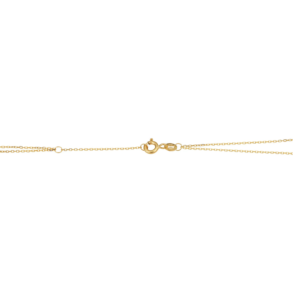 (adjusts 7.5 Diamond-Cut wristband Strand Gold inch) to Double 6.5 Heart or Kooljewelry Yellow 14k